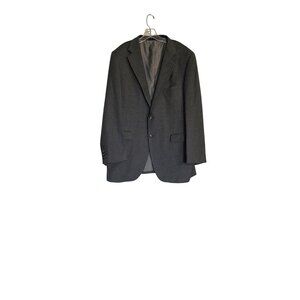 Bryan Brooks Gray Sports Coat Blazer  40R Button Close Functional Button Cuff Hi